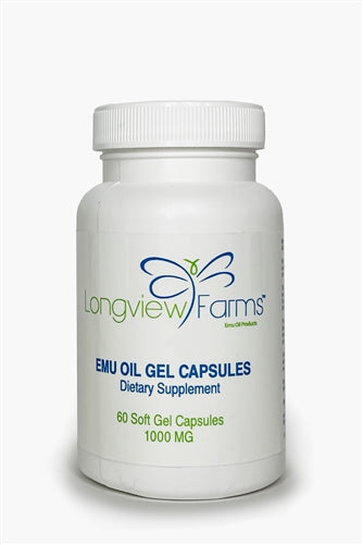 Emu Oil Gel Capsules | Natural Supplement for Wellness – LongviewFarms