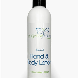 Emu oil hand and body lotion