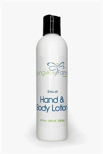 Emu oil hand and body lotion